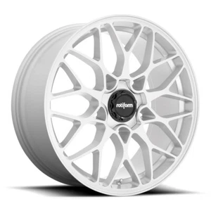 19x8.5 +45 Rotiform SGN R189 5x112 Gloss Silver Wheels (Set of 4) - Picture 1 of 3