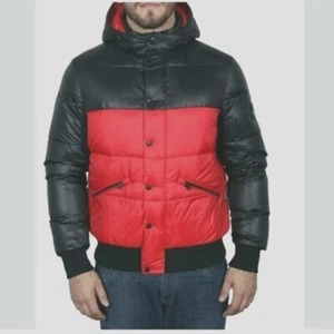 Body Glove Men's Down Puffer Jacket, Red/Black, Medium - Picture 1 of 5
