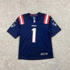 Cam Newton Nike On Field New England Patriots #1 NFL Football Jersey Youth Large - Picture 1 of 5