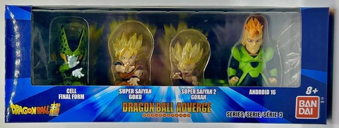 Bandai Dragon Ball Super Adverge Series 3 CELL, GOKU, GOHAN, ANDROID 16. New Cover