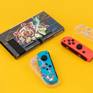 Für Schutz Case Cover Transparent TPU Soft Shell für Nintendo Switch Ghost - Bild 1 von 4