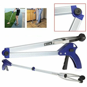 32 "Faltbare Helfer Grabber Langer Arm Müll Pick-Up Küche P1B4 Hand Beste Z M7Y9 - Picture 1 of 10
