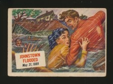 1954 Topps SCOOP -#73 Johnstown (PA) Flooded (1889)