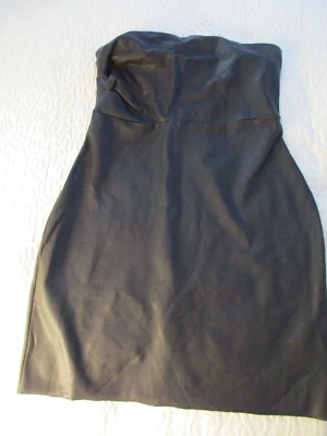 ¡¡NUEVO CON ETIQUETAS!! Minivestido Free People negro sin tirantes de cuero sintético para mujer talla 4 Foto 1 de 4