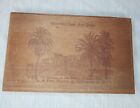 Vintage Collectible Redwood Box Old Mission At San Diego Redwood Signs