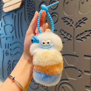 Cute Cartoon Plush Doll Keychains Realistic Delicate Doll Keychain for Bag Key - Picture 1 of 15
