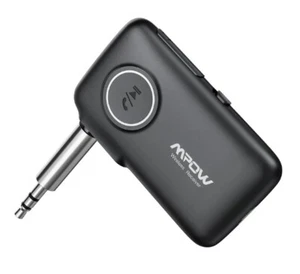 MPOW Stereo Bluetooth 5.0 Wireless Car Receiver Music Adapter Handsfree Mic - Picture 1 of 6