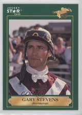 1991 Horse Star Jockey Star Cards Horse on Front Gary Stevens #190