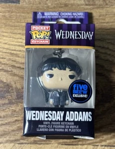 Funko Pocket Pop! Wednesday Addams Key Chain, Five Below Exclusive! - Picture 1 of 3