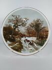 Mary Jane Fine Bone China Display Plate "Landscape In Winter" , Appr.27cm
