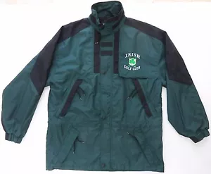 Mens Golf Rain Jacket Windbreaker Hilton Corporate Casuals Green Irish Golf Club - Picture 1 of 10