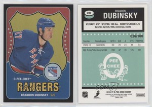 2010-11 O-Pee-Chee Black Rainbow Retro /100 Brandon Dubinsky #287