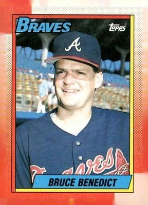 1990 Topps #583 Bruce Benedict - Image 1 of 2