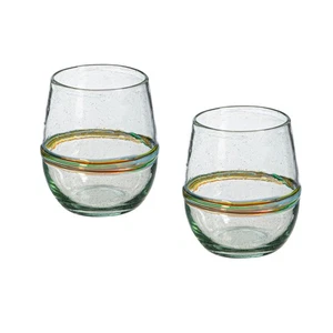 Bambeco Rainbow Stemless Glas, 14oz - Picture 1 of 1