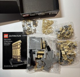LEGO Architecture Flatiron Building New York 21023 OPEN BOX SEALED BAGS Complete