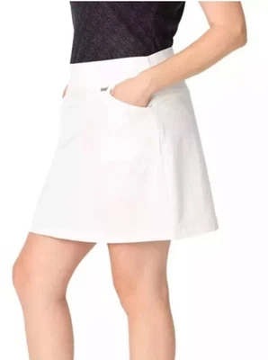 NUEVO CON ETIQUETAS Para mujeres Greg Norman Blanco Golf Tenis Falda Skort Pickleball Talla Pequeña Foto 1 de 4