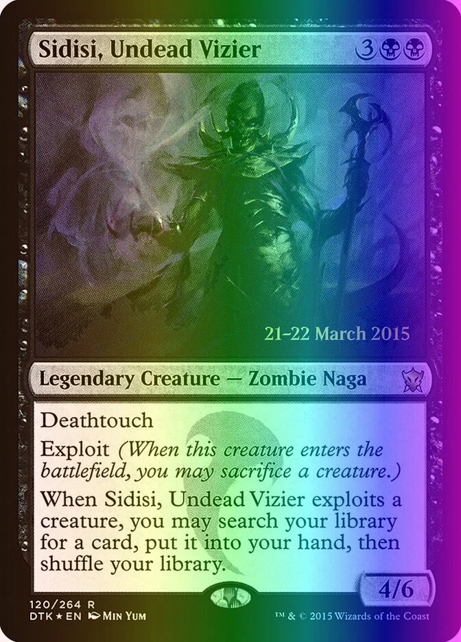 MTG Sidisi, Undead Vizier (120/51) Dragons of Tarkir Promos MP FOIL- - Image 1 of 1