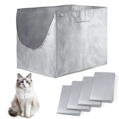 4er Pack Wiederverwendbare Einlagen D kompatibel mit Modkat XL Katzentoilette, robuste Front... - Bild 1 von 4
