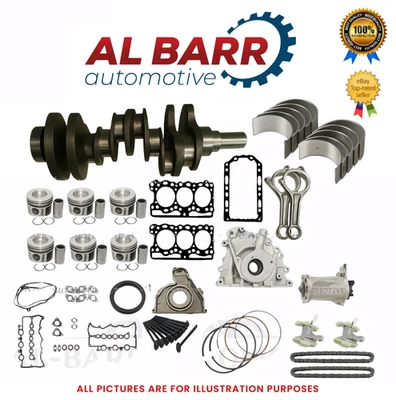 LAND ROVER RANGE ROVER 3.0 UPGRADED CRANKSHAFT + 306DT ENGINE REBUILD KIT - NEW! - Image 1 of 4