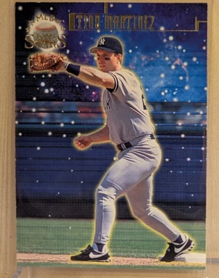 1998 Topps Stars GOLD #82 Tino Martinez Yankees RARE TEXTURED PARALLEL /2299 - Image 1 of 2