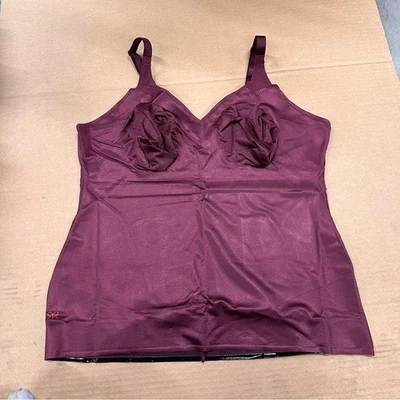 New Ruby Ribbon Sheer Cami Cherry Lacquer - Image 1 of 4