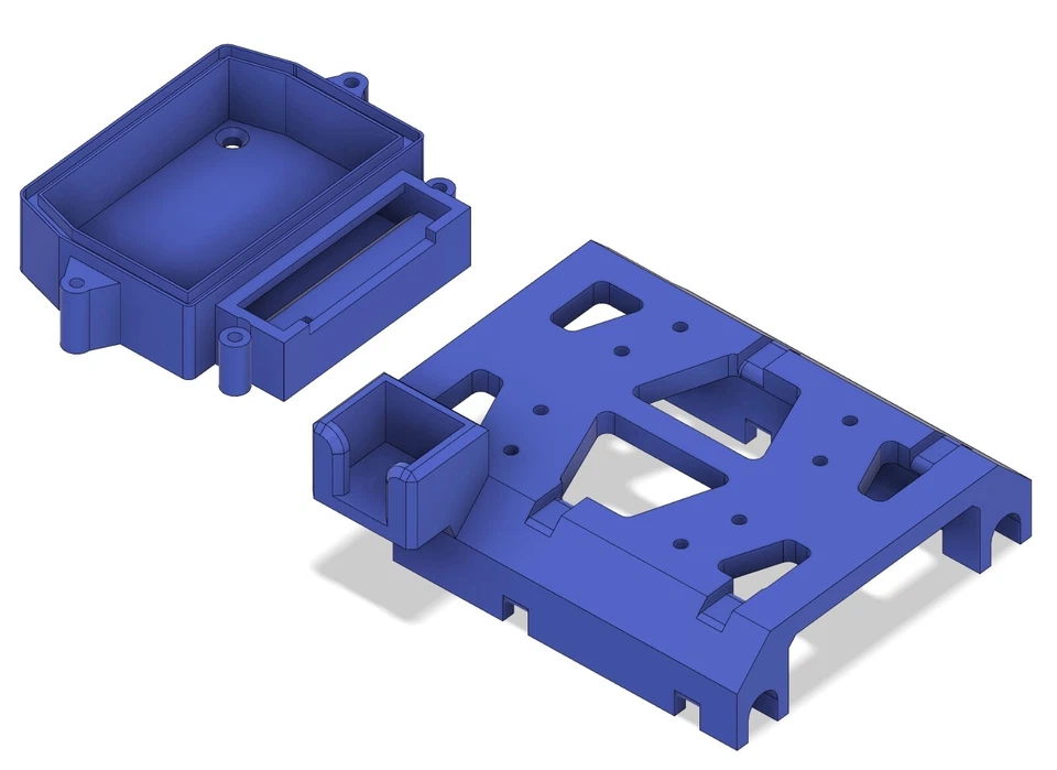 For XMaxx X Maxx Hobbywing Max5 G2 Max6 ESC AND Receiver Mount fits Traxxas - Image 1 of 4
