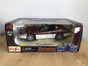 Maisto Ltd Ed 1995 Corvette Indianapolis 500 Official Pace Car 1:18 Diecast - Picture 1 of 6