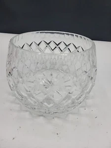 Stunning Cartier Cut Crystal Centerpiece Bowl 6"wide x 5" t free shipping EUC - Picture 1 of 10