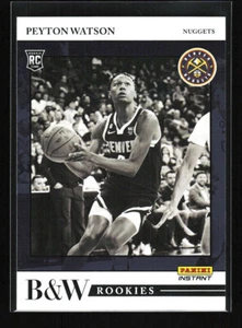 PEYTON WATSON 2022-23 Panini Instant Black & White RC #BW-30 Denver Nuggets - Picture 1 of 2