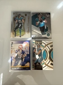 Lote de 3 tarjetas de fútbol americano de novato Trevor Lawrence Prizm - Tarjeta seleccionada de bonificación - Imagen 1 de 1
