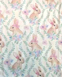 NWT Posh Peanut Buttercup Bunny Rabbit Long Sleeve Pajama Set Girls 7/8 - Picture 1 of 4