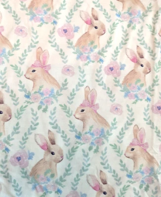 Новый с Ярлыками Posh арахисовый крем лютик кролик длинным рукавом пижамы девочек 7/8 - Изображение 1 из 4