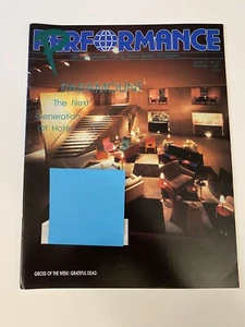 Performance Magazine Paramount Hotel November 1, 1991 EX-MT - Bild 1 von 18