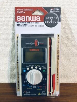 Sanwa PM33a Hybrid Multimeter - Klemmsensor Mini Elektro Tester Instrument Neu - Bild 1 von 4