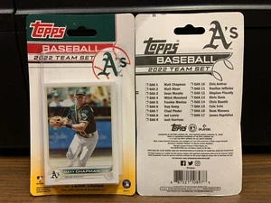 2022 TOPPS OAKLAND ATHLETICS TEAM SET CHAPMAN OLSON LOWRIE ANDRUS DAVIS MORELAND - Picture 1 of 1