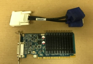 Dell Optiplex 960 980 990 SFF Low-Profile Dual VGA Monitors Video Card PCI-e x16 - Picture 1 of 2