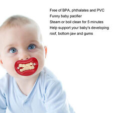 Funny Pacifier Silicone Polypropylene Health Teeth Orthodontic Paci SPG