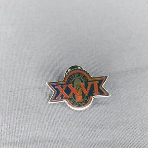 Superbowl XXVI Bowl 1992 Redskins Bills Enamel Lapel Hat Jacket Pin - Picture 1 of 1