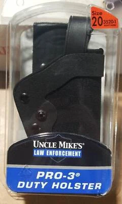 Uncle Mike's Law Enforcement Pro-3 Duty Holster (Right Hand) Size 20