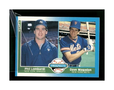 1987 (METS) (YANKEES) Fleer  #648 Dave Magadan - Image 1 of 2