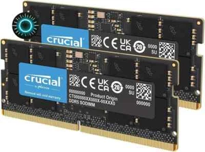 Crucial RAM 48GB Kit (2x24GB) DDR5 5600MHz (5200MHz or 4800MHz) CT2K24G56C46S5 - Picture 1 of 1