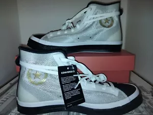 🔥 Sz 10.5 Converse Chuck Taylor All Star High Top Flyknit Black White 170419C - Picture 1 of 9