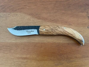 2.5" Tramuntana Navaja Folding Pocket Knife 440 Steel Olive Wood Handle Spanish - Picture 1 of 13