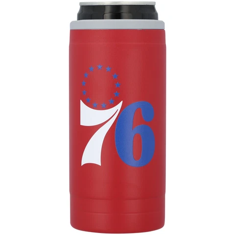 Philadelphia 76ers 12oz. Flipside Powdercoat Slim Can Cooler Cover