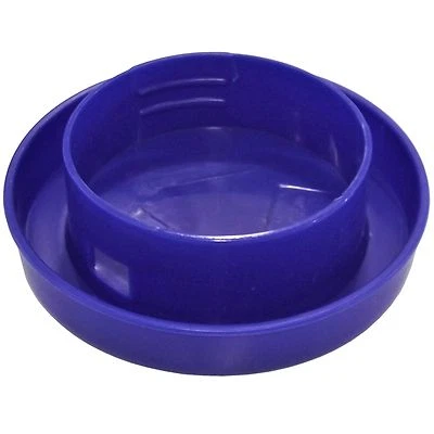 QUAIL & CHICK POLY SAFETY WATERER DRINKER BASE FOR ONE QUART JAR CHICKEN CHICKS - Image 1 of 3