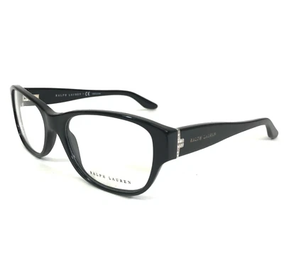 Ralph Lauren Eyeglasses Frames RL6126B 5001 Black Silver Crystals 55-18-140 - Image 1 of 4