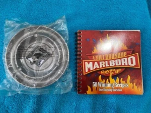 Marlboro Unlimited Vintage Ashtray and Chili Roundup Flavor It Up CookBook - Picture 1 of 10