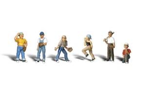Woodland Scenics A2146 N Scale Baseball Players II - Picture 1 of 13