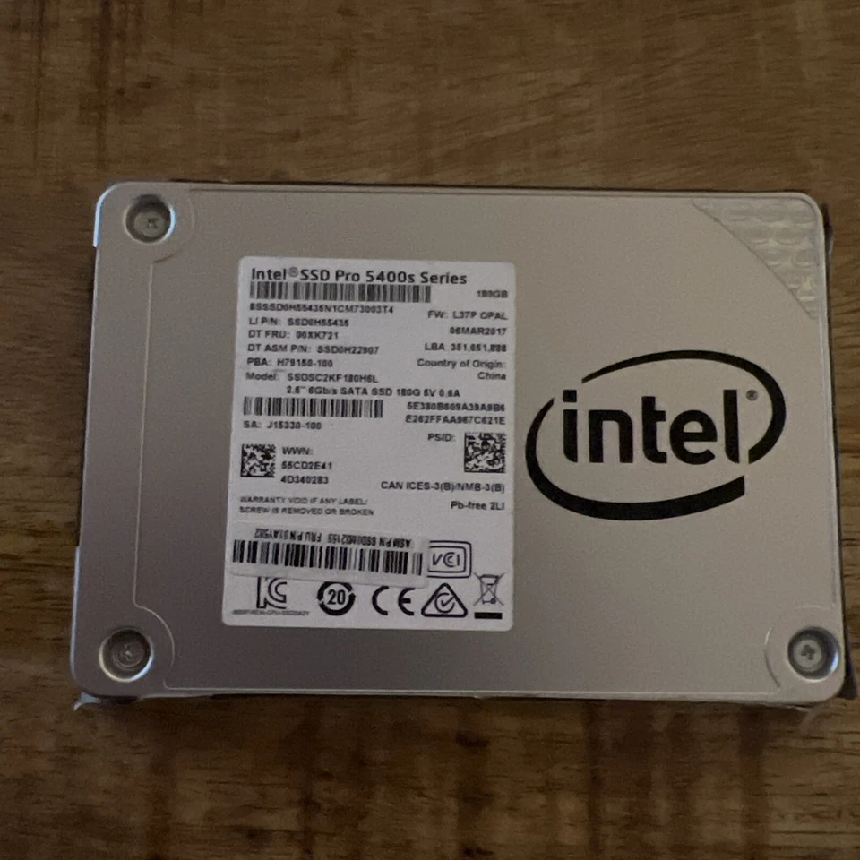 Intel Ssd Pro 5400s 180gb - Image 1 of 1
