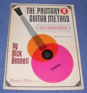 DE COLECCIÓN 1967 ~ MÉTODO DE GUITARRA PRIMARIA: LIBRO #1 ~ CANCIONERO ~ ILUSTRADO - Imagen 1 de 3
